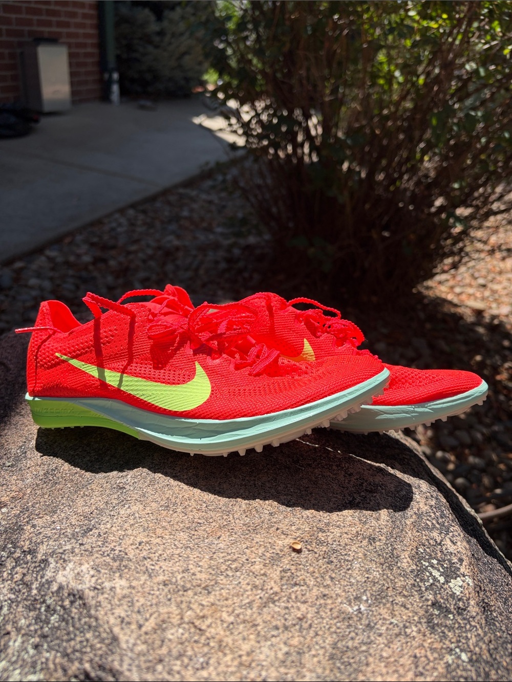 Nike ZoomX Dragonfly 2 Track & Field Distance Spikes Bright Crimson/Volt Women’s